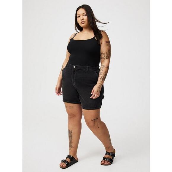 Torrid Foxy Cami Black Plus Size 3 Scoop Neck Tank Top Stretchy - Picture 4 of 11